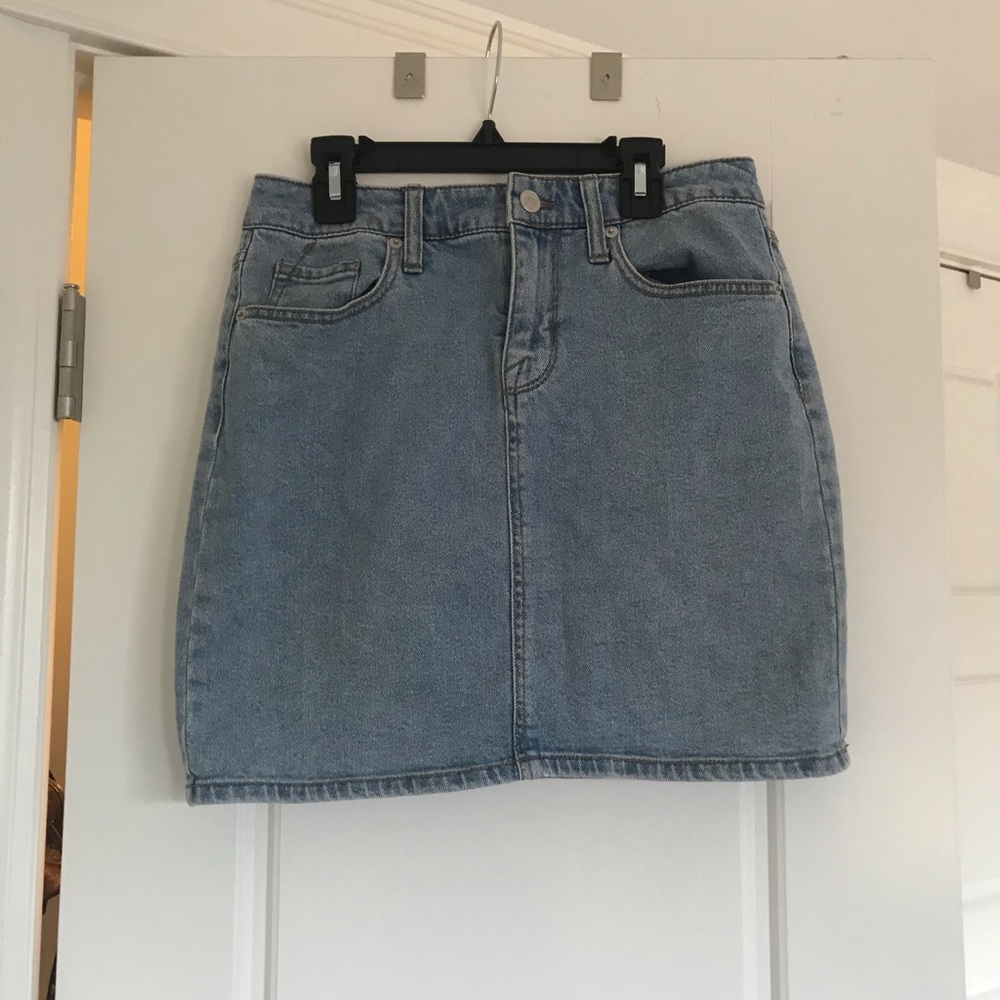 Mossimo Light Wash Denim Skirt